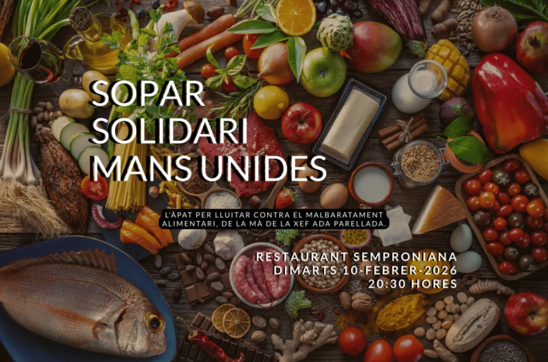 Cena Solidaria en el restaurante Semproniana 2026