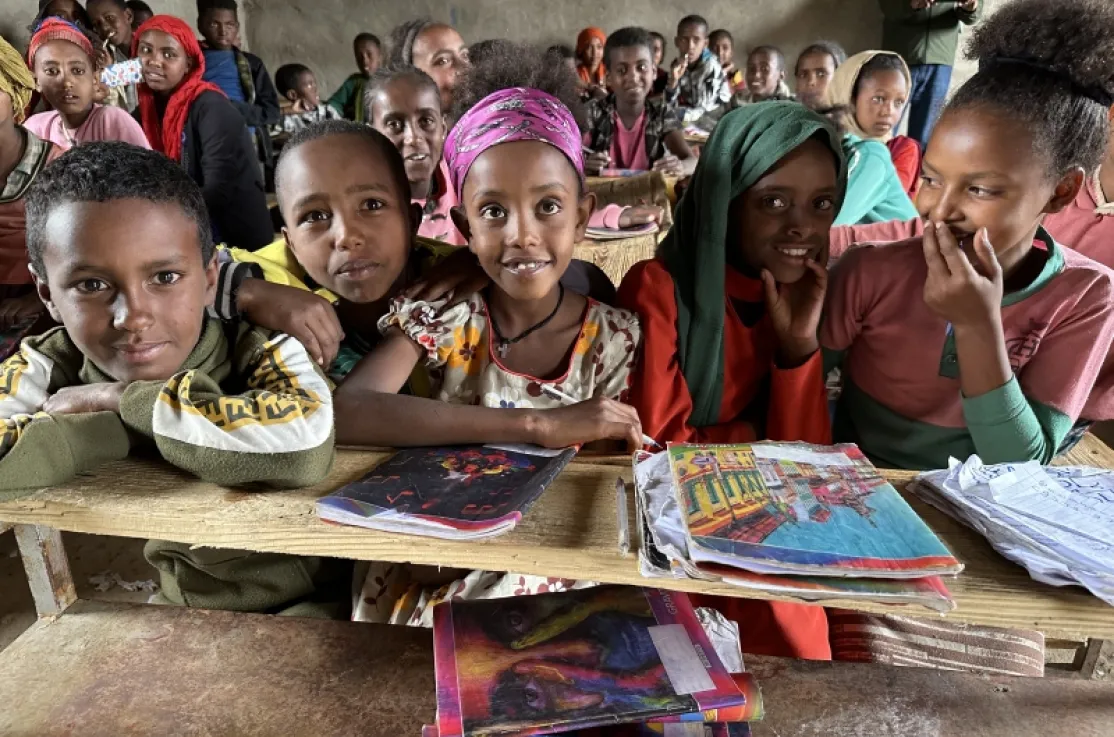 La educación se abre paso en la castigada región etíope de Tigray. Fotografía: Marta Carreño
