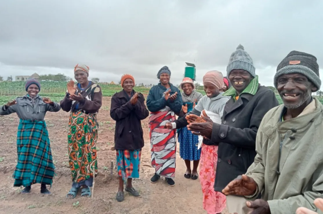 Agua para vivir, tierra para crecer: la vida renace en el corazón de Zimbabwe. Fotografía: Manos Unidas