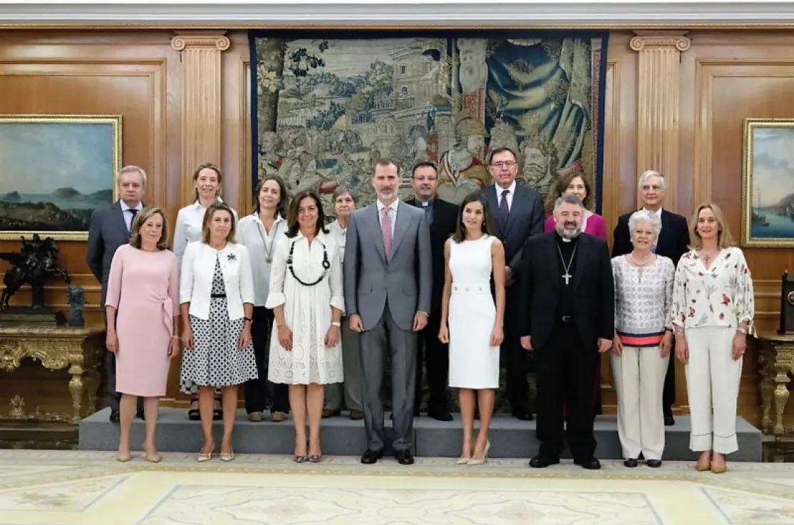 Los Reyes reciben a Manos Unidas en audiencia. Foto: Casa Real 