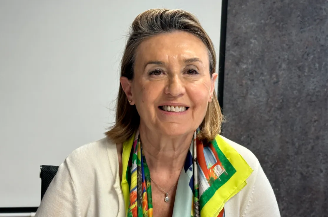 Cecilia Pilar Gracia renueva su cargo como presidenta de Manos Unidas. Fotografía: Marta Carreño