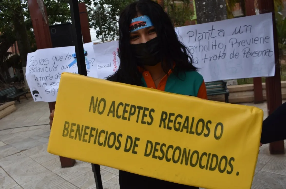 Manos Unidas ONG - Día Mundial contra la Trata de Personas 2024 (30 de julio) - Imagen: CECASEM | Bolivia