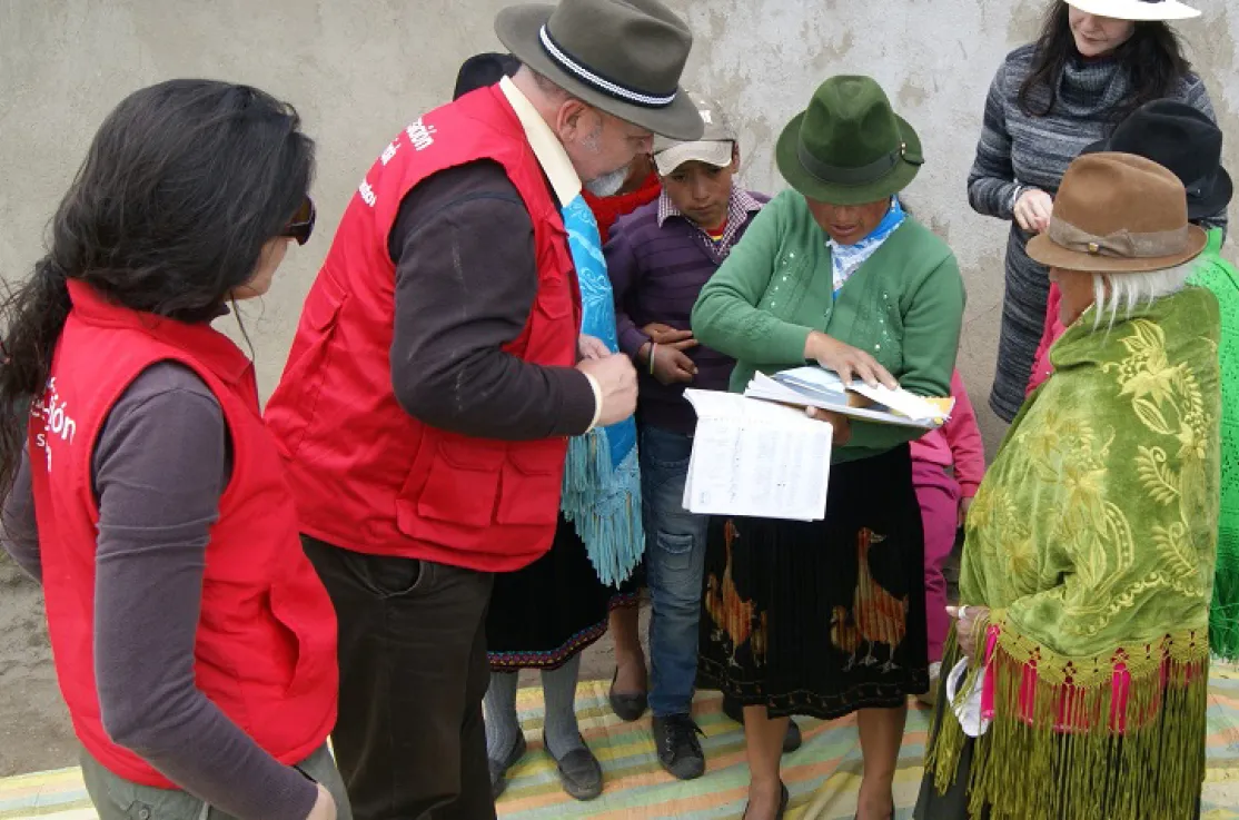 Foto Manos Unidas - Convenio Ecuador