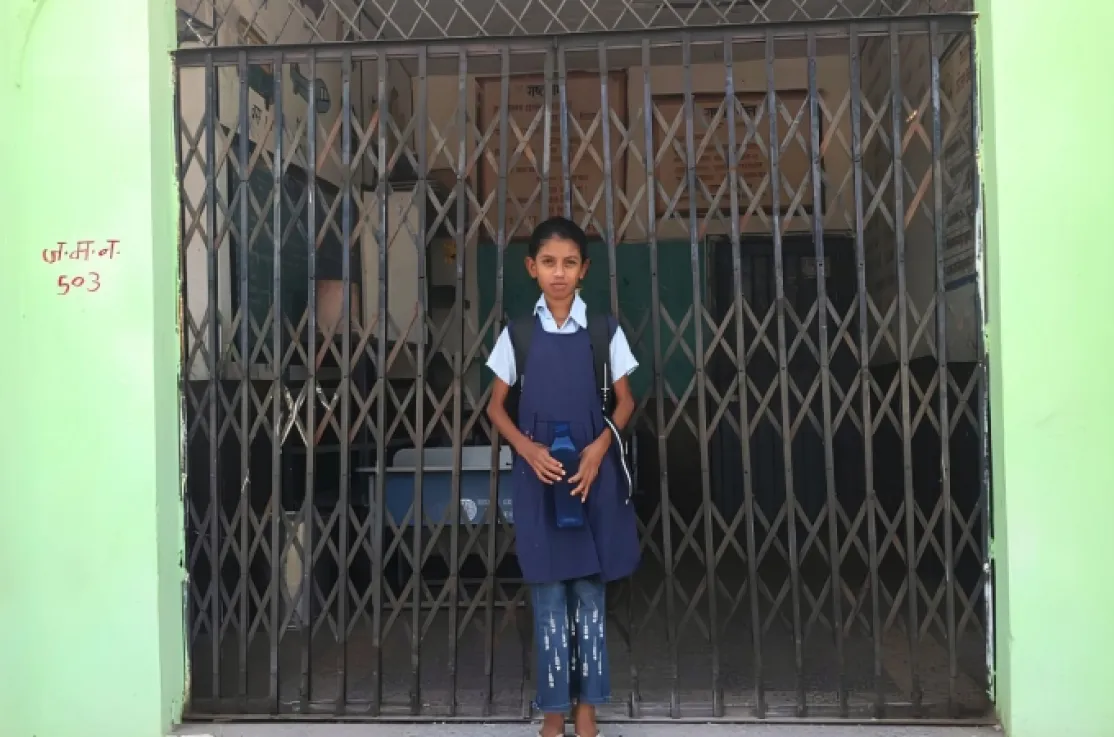 Hacemos posible los sueños de futuro de Radhika. Navjeevan Children's Home