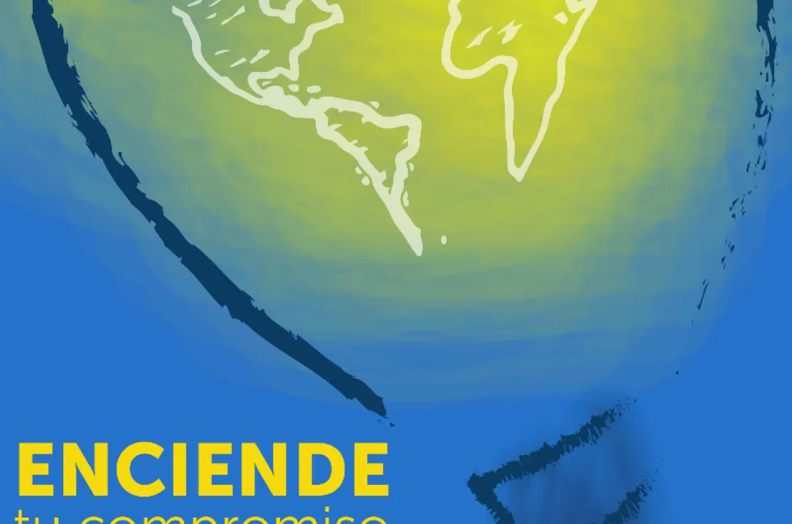 Enciende tu compromiso. Cartel de la V edición de las "24 horas"
