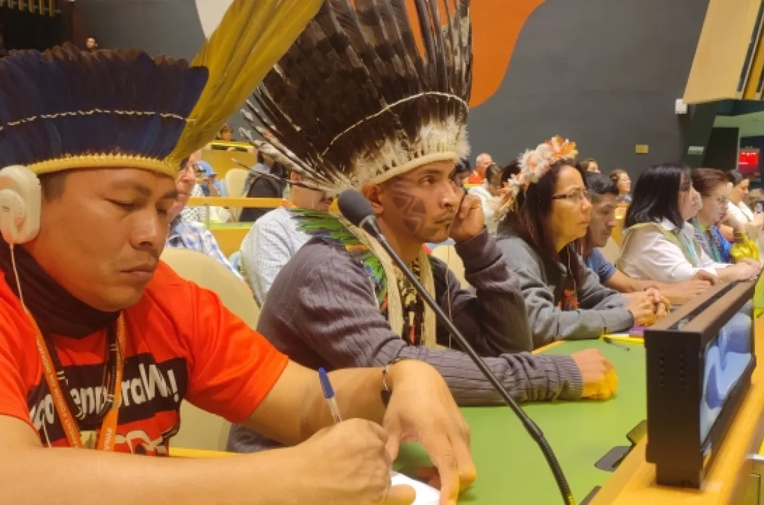 Manos Unidas ONG - La Iglesia y los indígenas de Latinoamérica alzan sus voces en la ONU