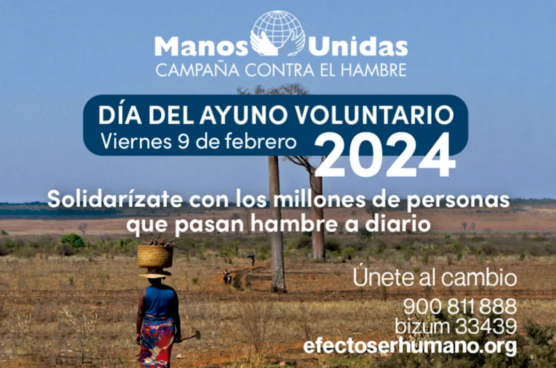 Manos Unidas ONG - Día del Ayuno Voluntario 2024 (9 de febrero)