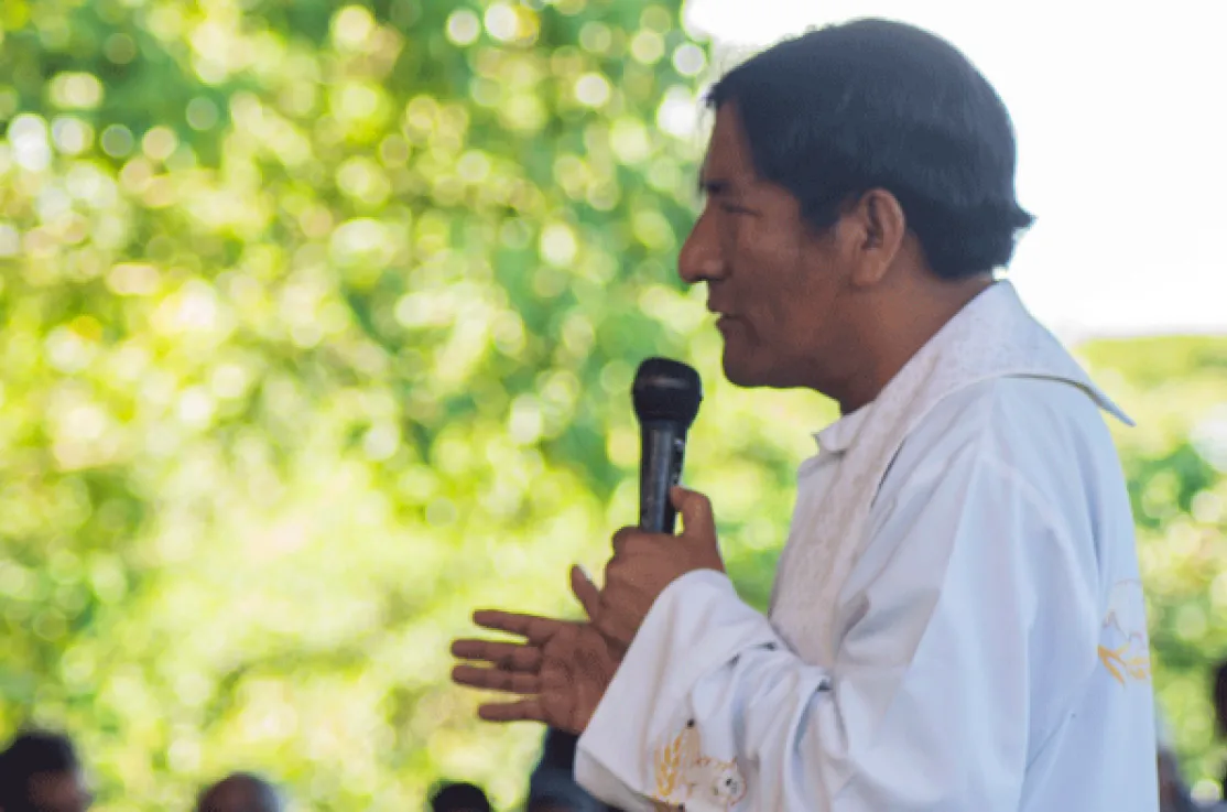 Condenamos el asesinato del padre Marcelo Pérez Pérez. Fotografía: Sandra Suaste Ávila / Red TDT