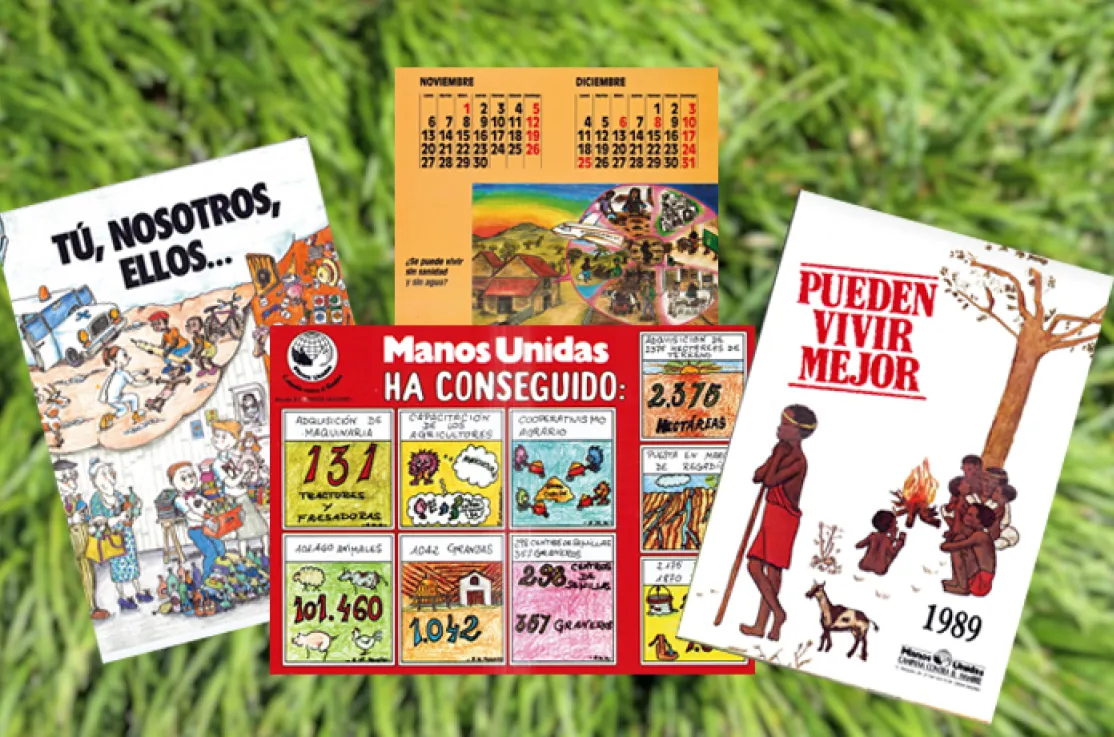 Materiales educativo Manos Unidas