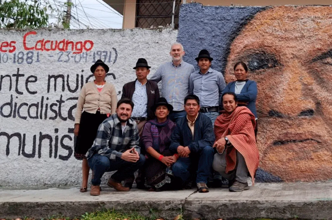 Tejiendo puentes en Ecuador para una cultura de paz. Fotografía: Paco Llorente Gómez | Manos Unidas