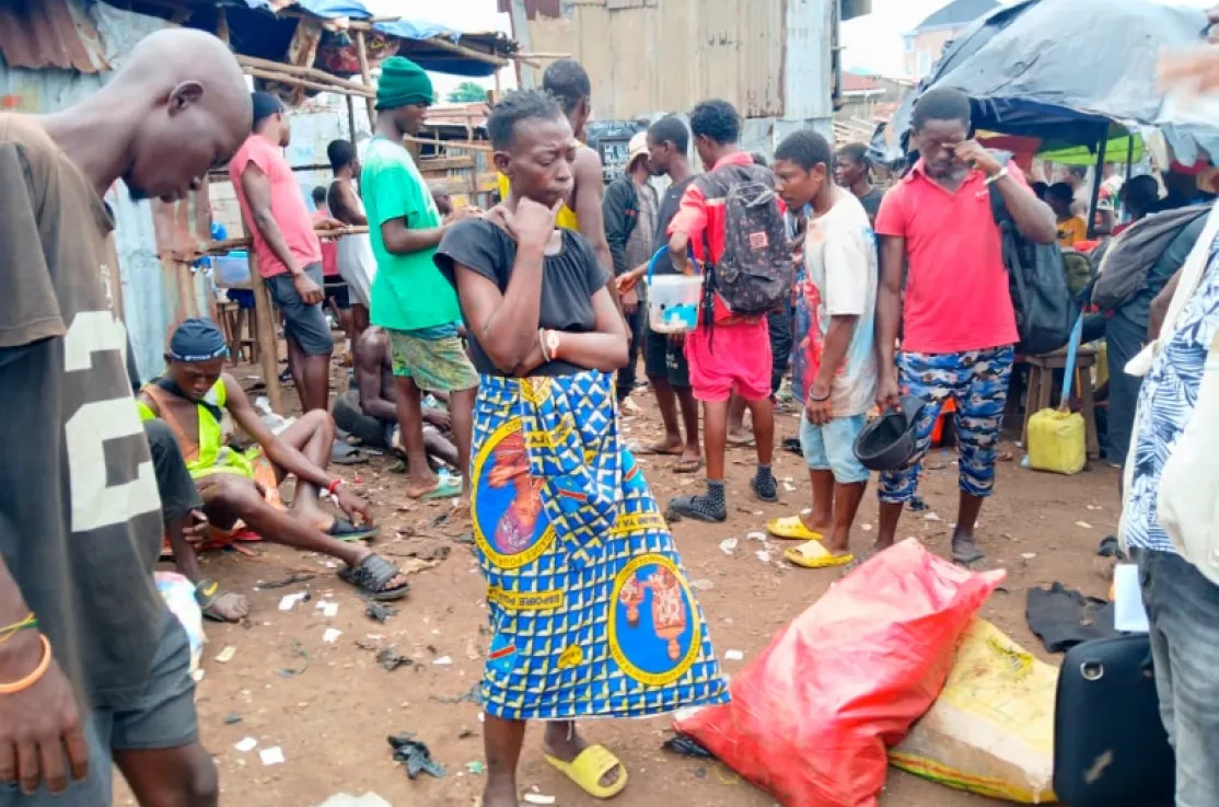 Apoyamos la rehabilitación de jóvenes adictas al Kush en Sierra Leona. Fotografía: Caritas Freetown