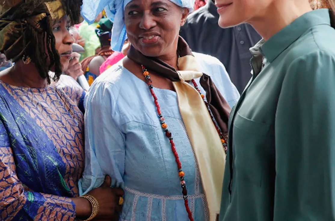 Reina Leticia en Senegal