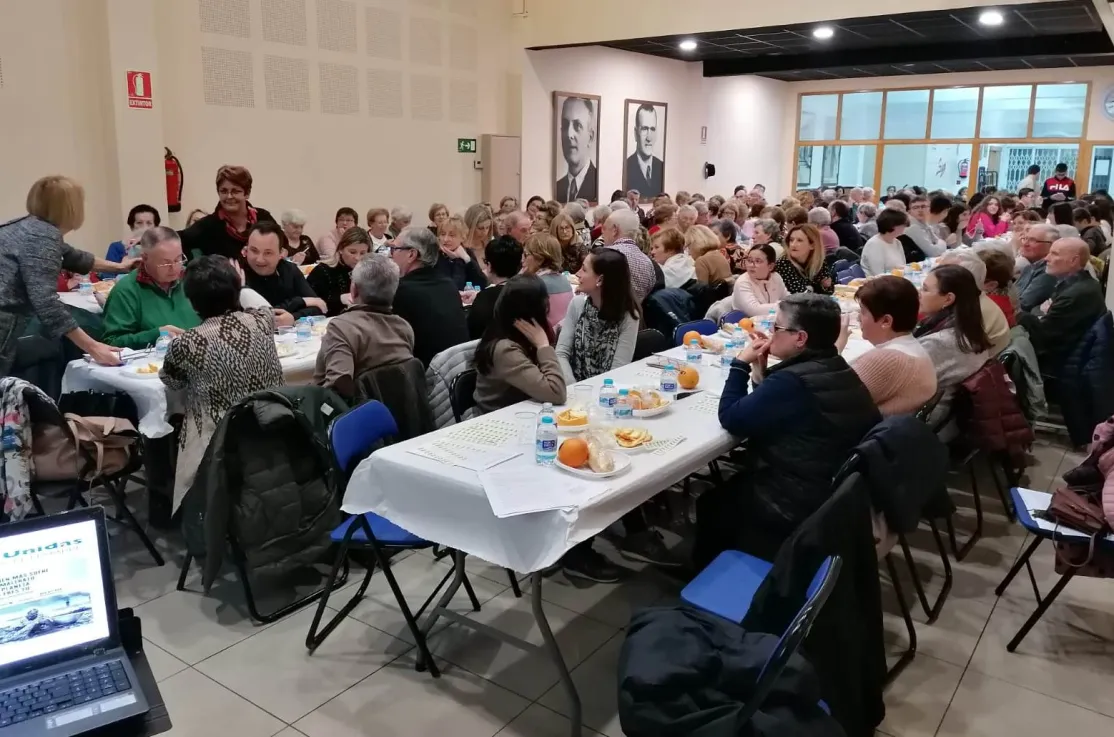 Cena del Hambre en  Manos Unidas Valencia celebrada en la localidad de Sollana. 