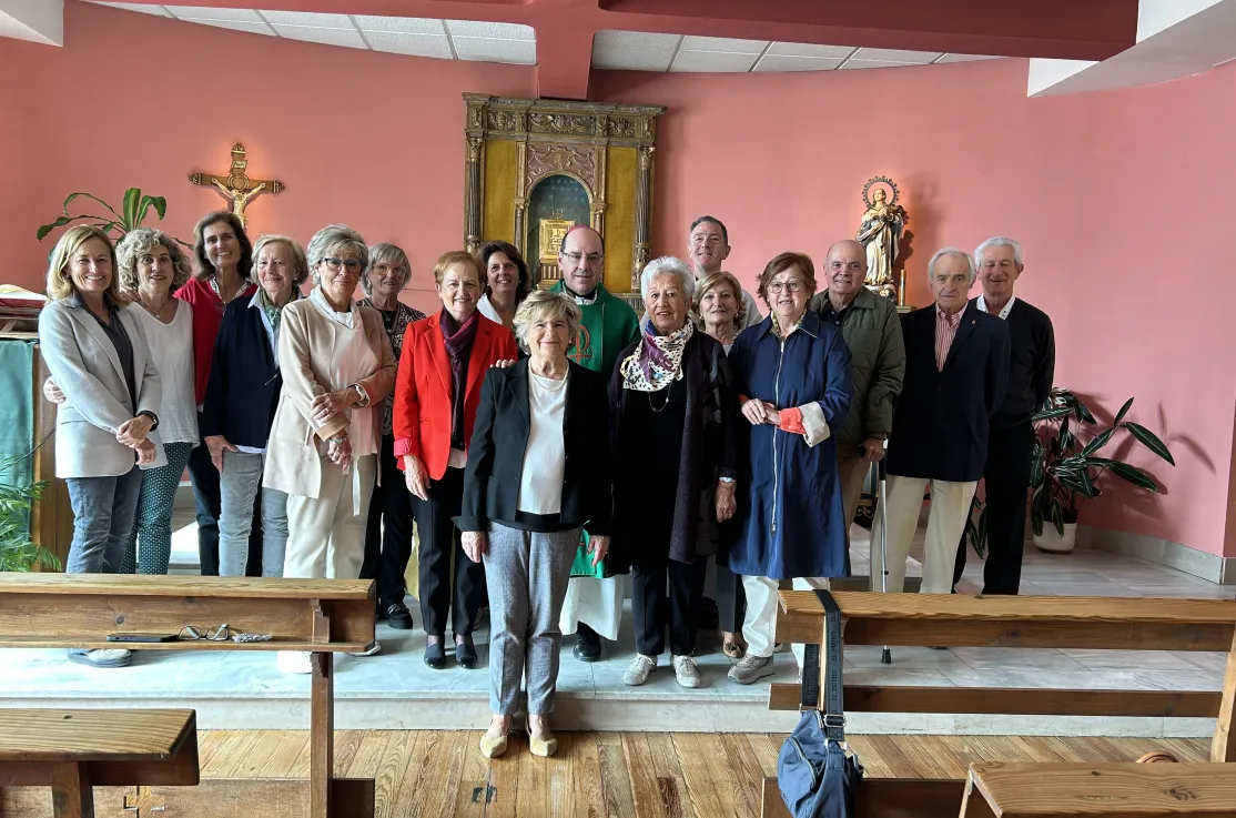Nuestro Arzobispo Don Florencio Roselló nos acompaña en la misa de comienzo de curso de la delegación de Pamplona