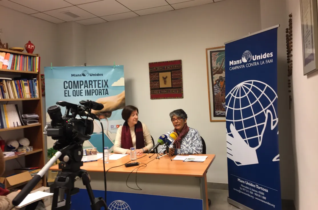 Manos Unidas Tortosa presenta la campaña “Comparte lo que importa”