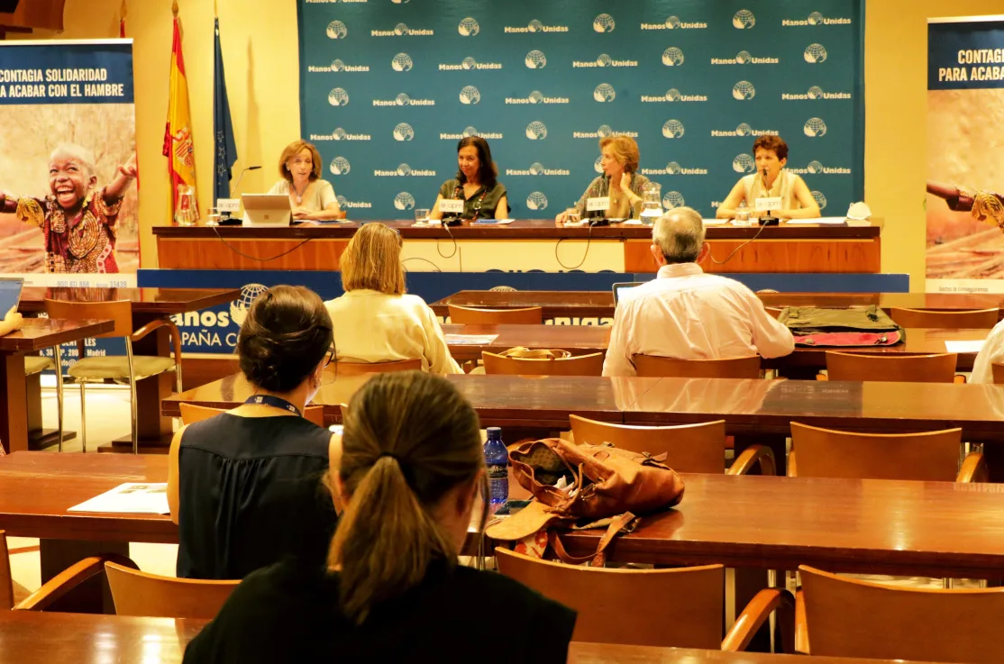 Rueda de prensa de presentación de la Memoria 2021 de Manos Unidas - Foto Javier Mármol