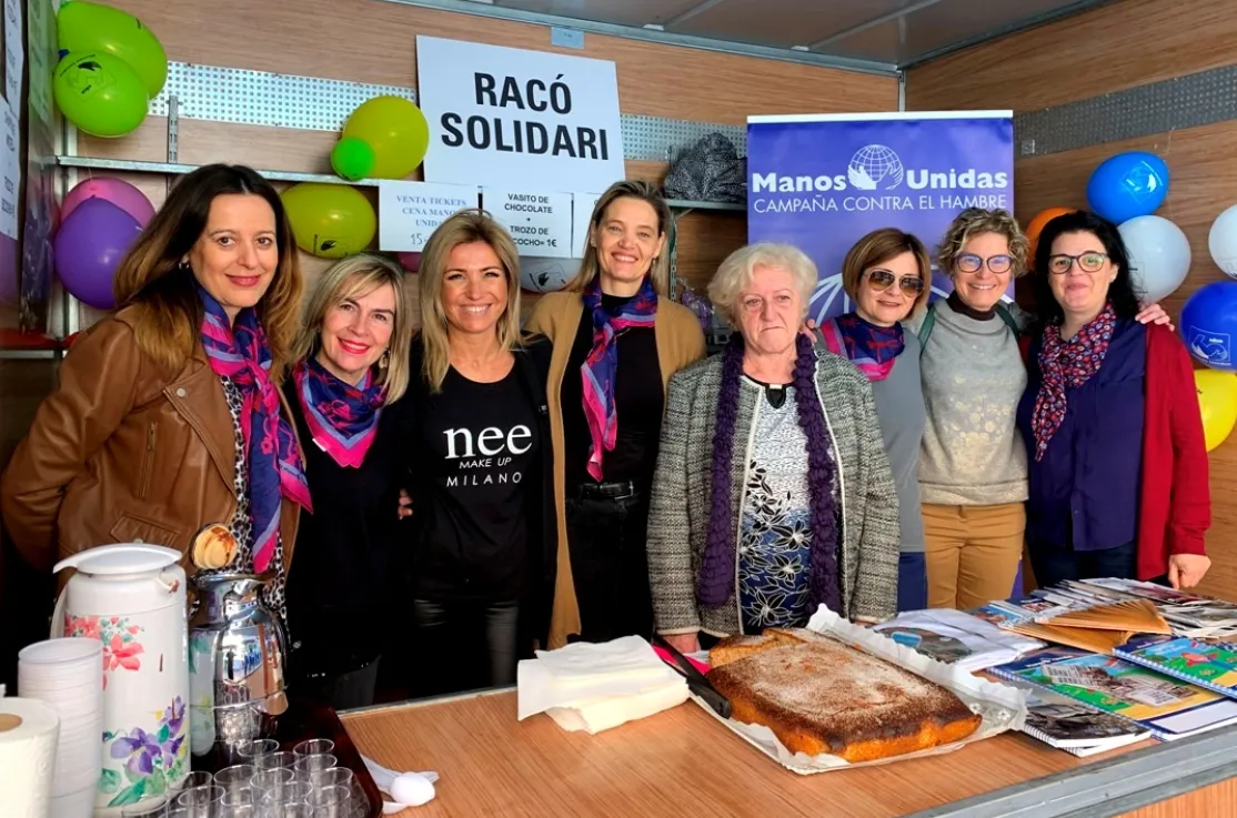 Manos Unidas Albal celebra San Blas con Mesa Solidaria.