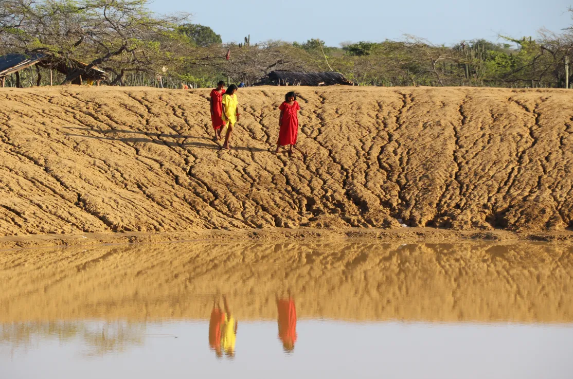 Indígenas wayuú en La Guajira (Colombia). Foto:Manos Unidas ONG / Maria José  Pérez