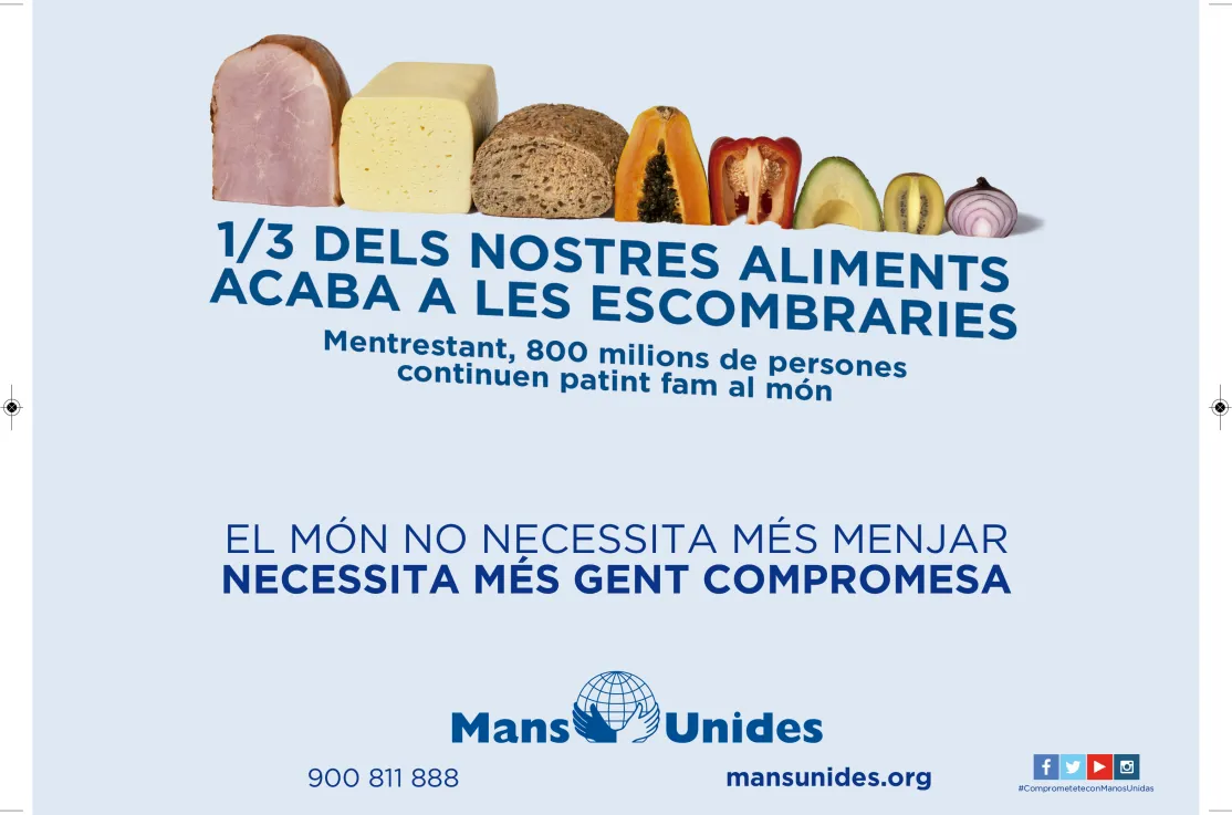 El mundo no necesita más comida, necesita más gente comprometida