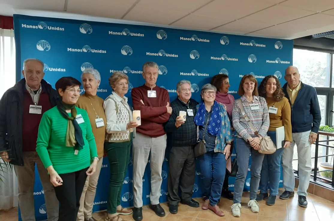 Voluntarios de Manos Unidas Madrid en las Jornadas de Formación en el Escorial en 2024