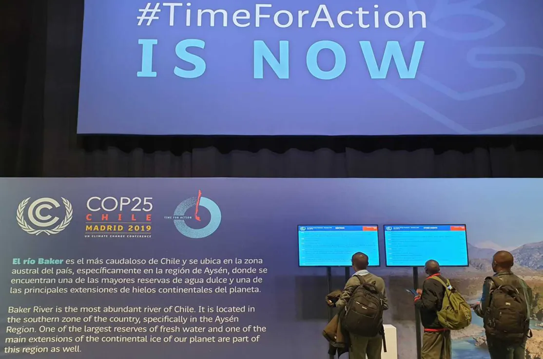 Voluntarios de Manos Unidas Barcelona en  la COP25