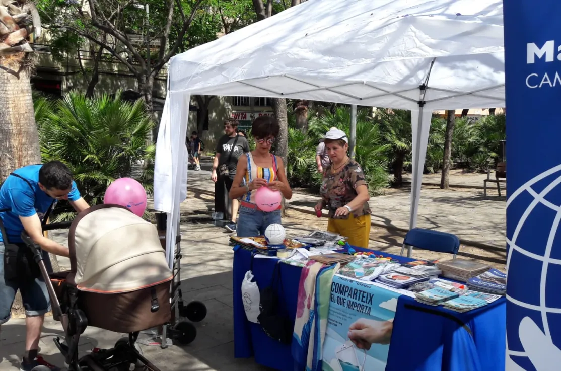 Manos Unidas en la Fiesta Mayor de Fort Pienc