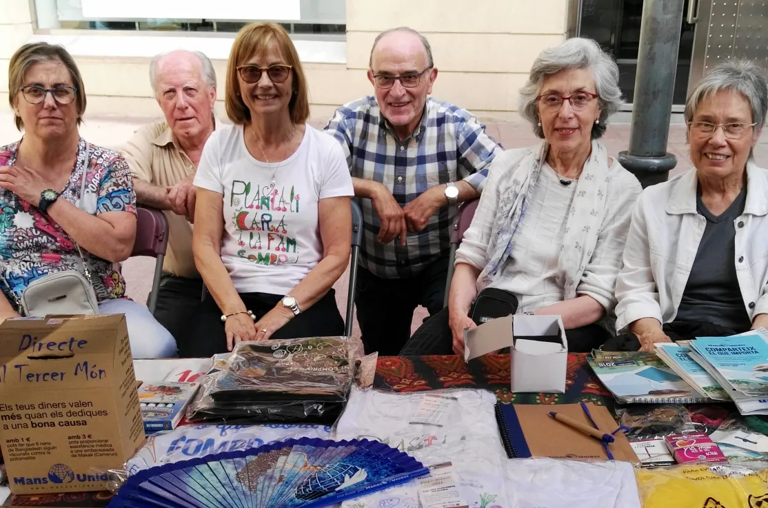 Manos Unidas Sant Sadurní d'Anoia en el "Día del Refugiado"