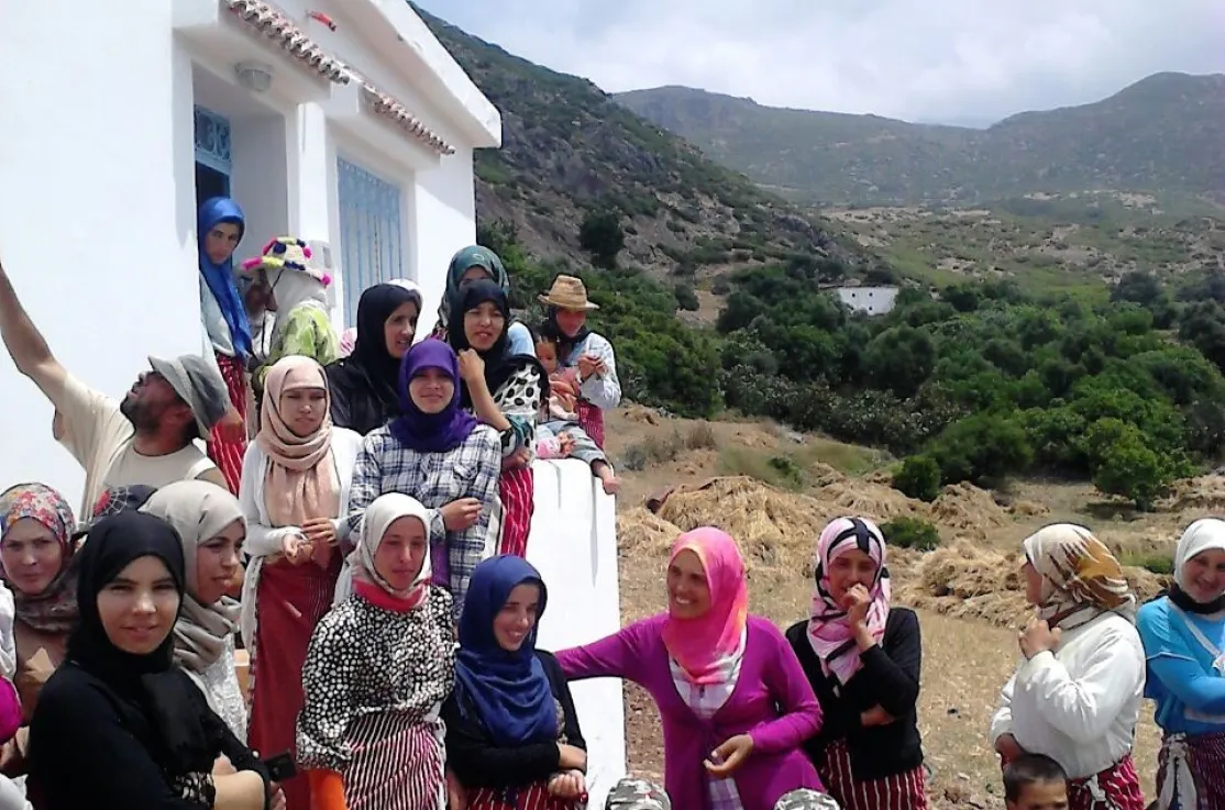 Ellas, mujeres en Marruecos.