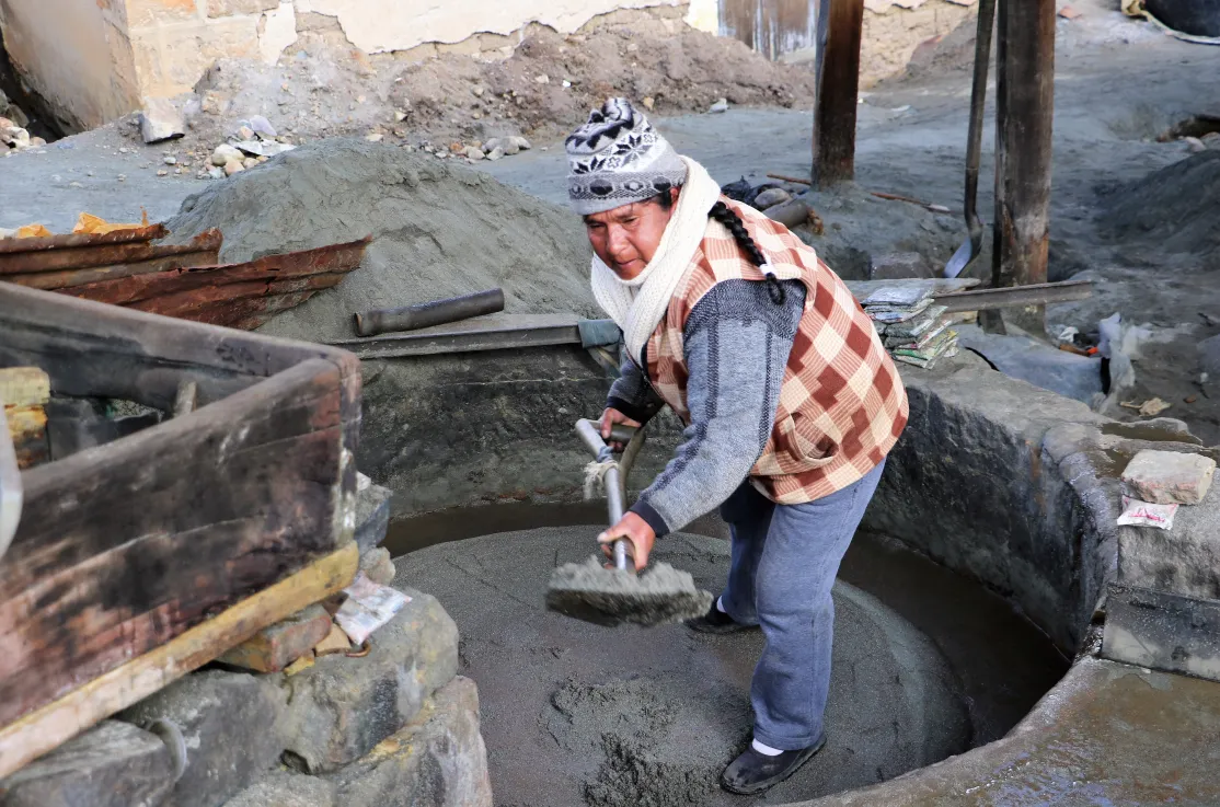 Mujeres ante el desafío de vivir. Foto Manos Unidas/Marta Isabel González en Bolivia