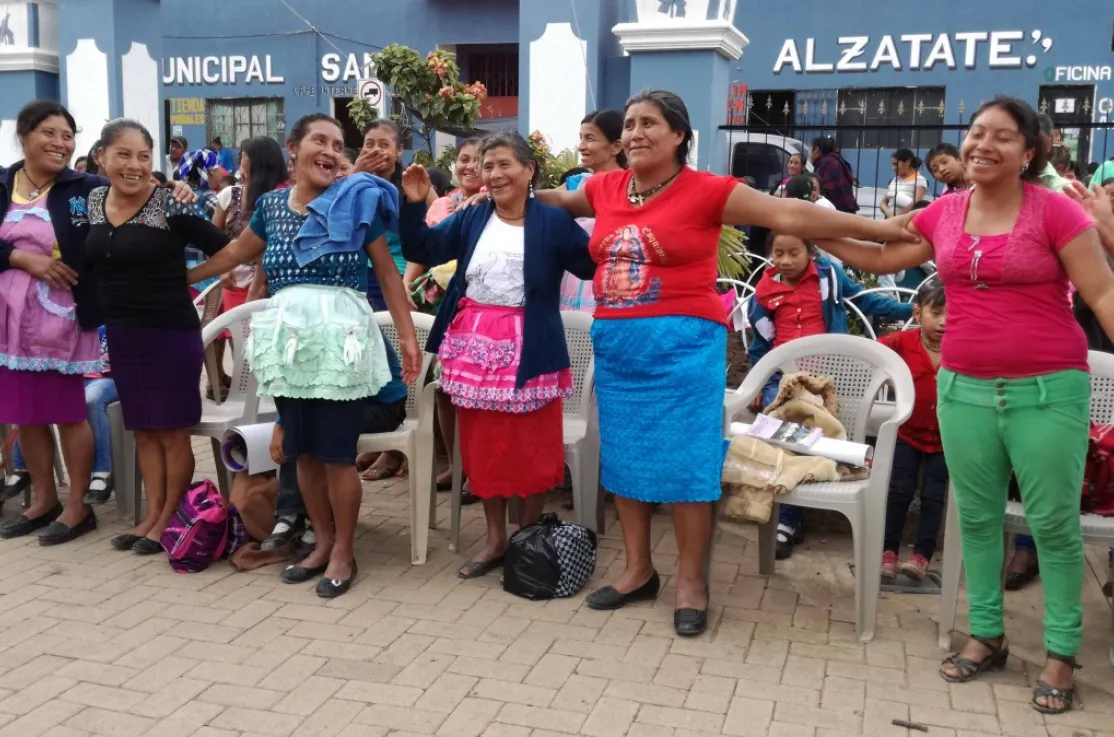 Mujeres protagonistas del proyecto