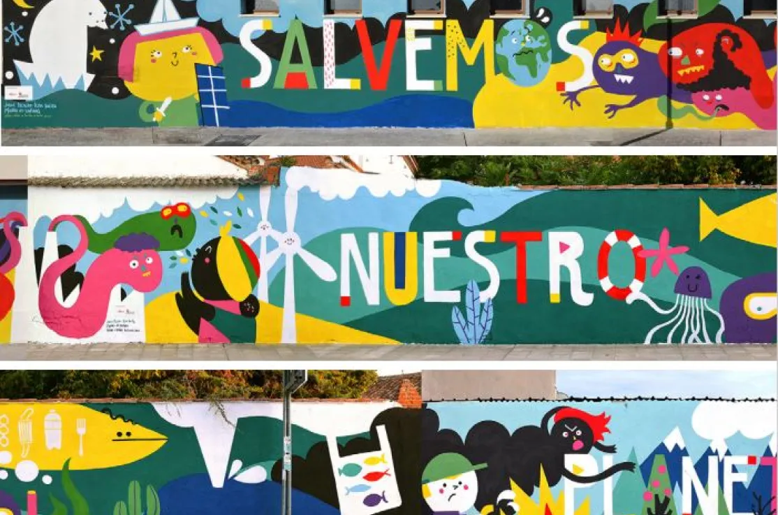 Música y arte por el planeta. Financiado por la Junta de Castilla y León. 
