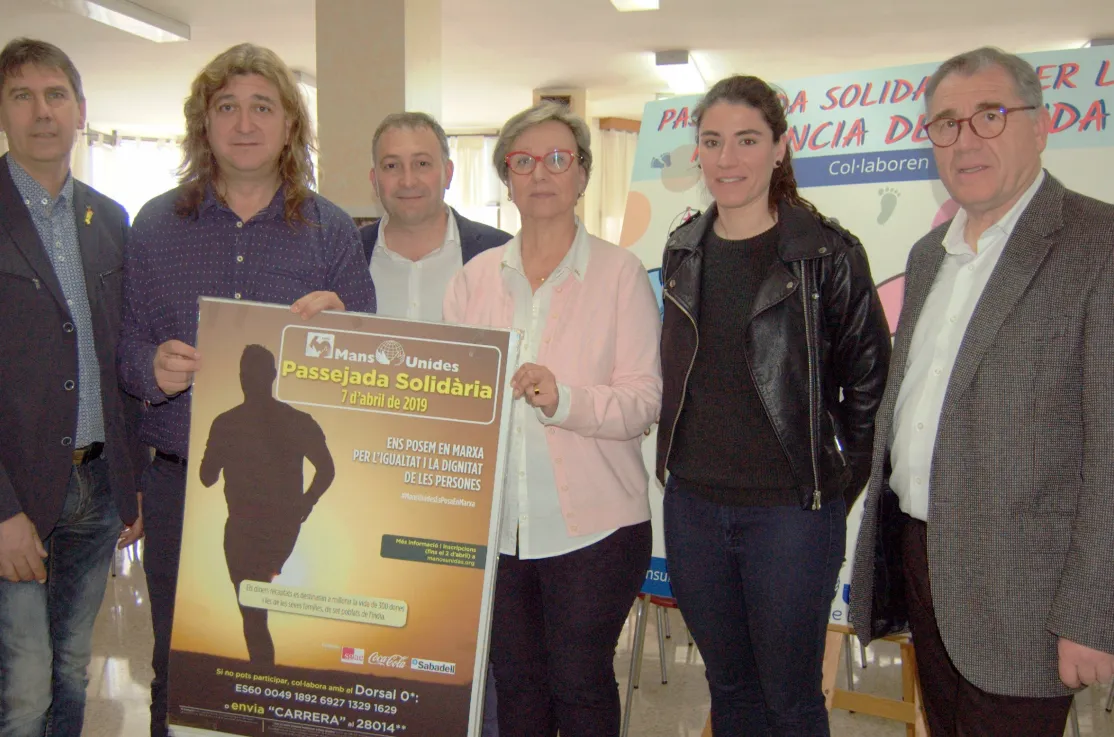 Marcha solidaria en 10 localidades leridanas