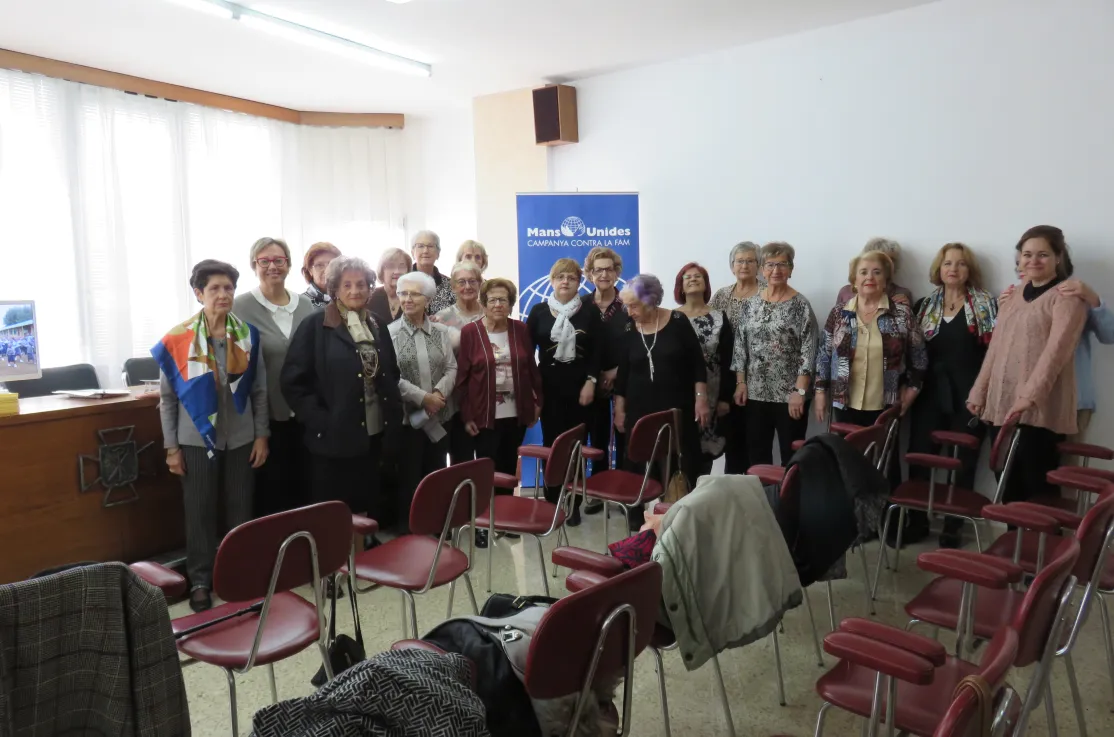 Encuentro con las comarcales de Manos Unidas en Lérida