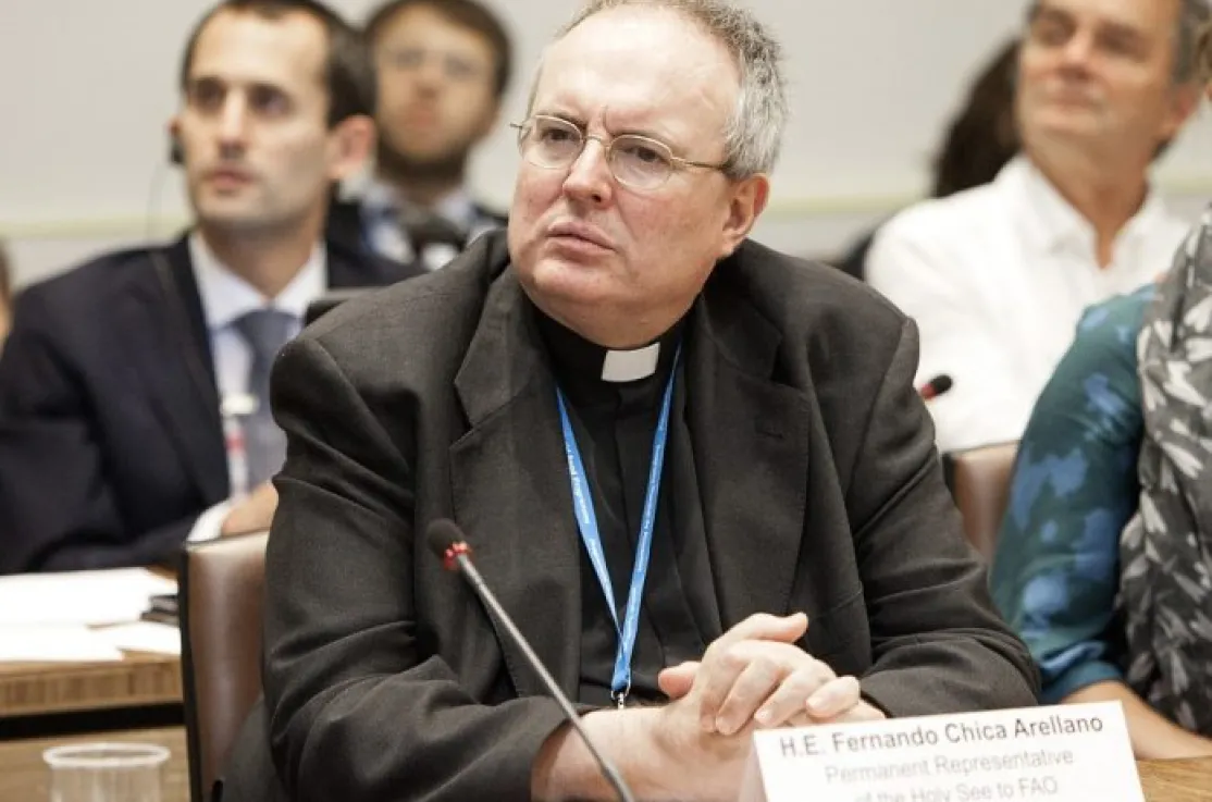 Monseñor Chica Arellano. Foto: ONU