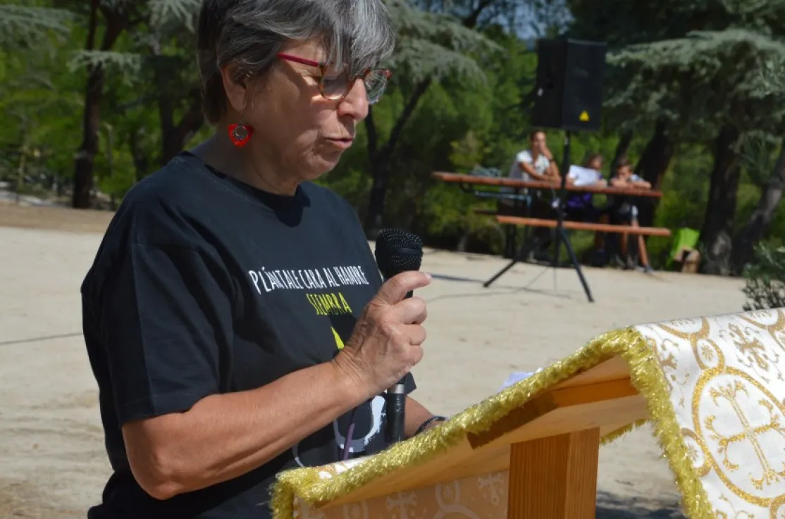 La presidenta de Manos Unidas Madrid en la Jornada de Oración por el Cambio Climático
