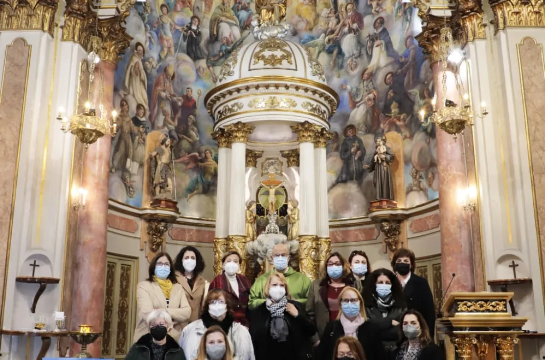 Acción de gracias en la comarcal de Paterna de Manos Unidas Valencia. 