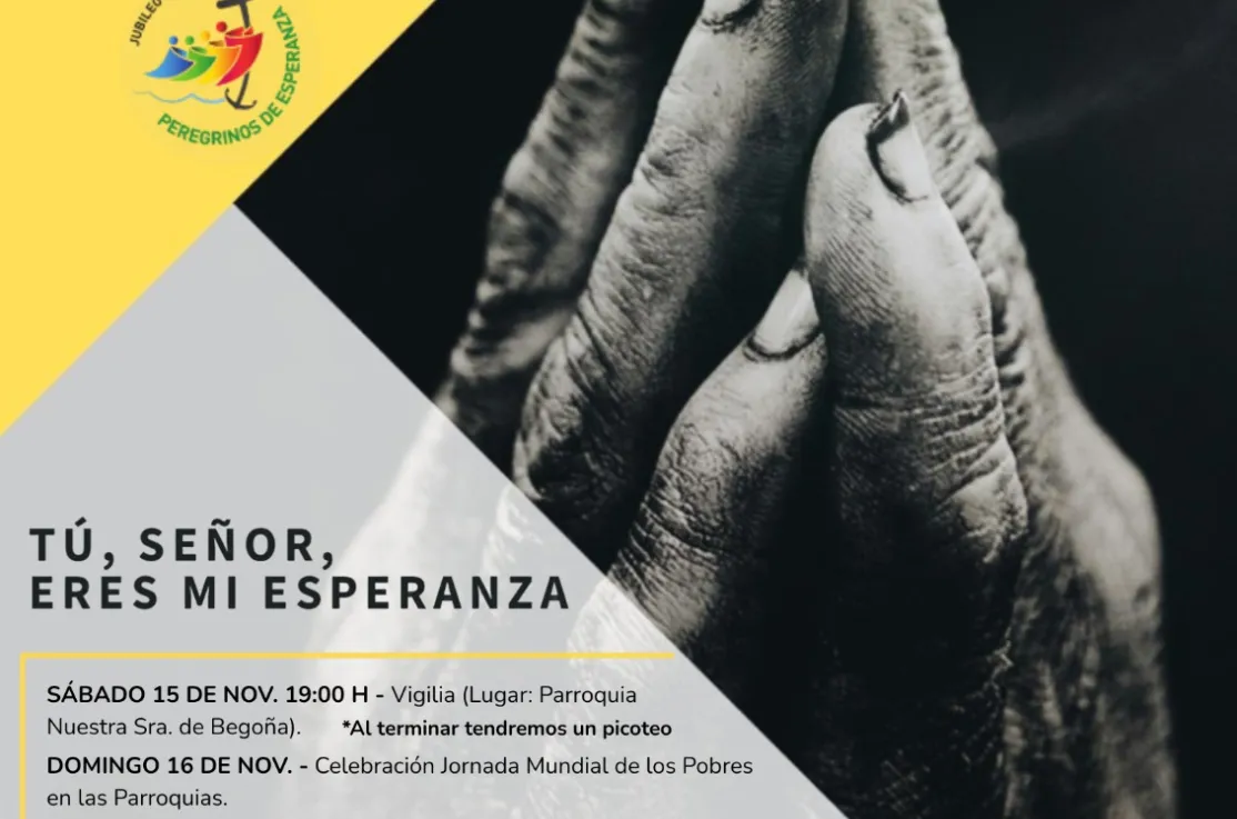 Cartel IX Jornada Mundial de los Pobres en la Diocesis de Zaragoza