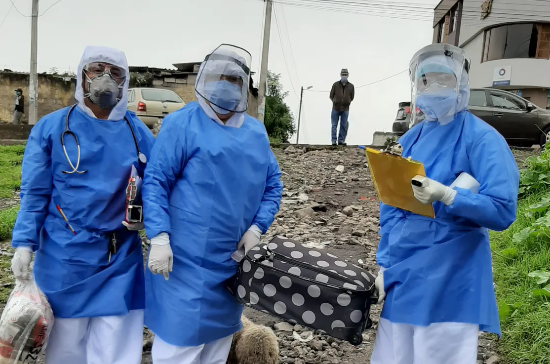 Proyecto Apoyo Comunitario Integral por Emergencia del Coronavirus en Quito. Ecuador. Foto: Fundación Tierra Nueva