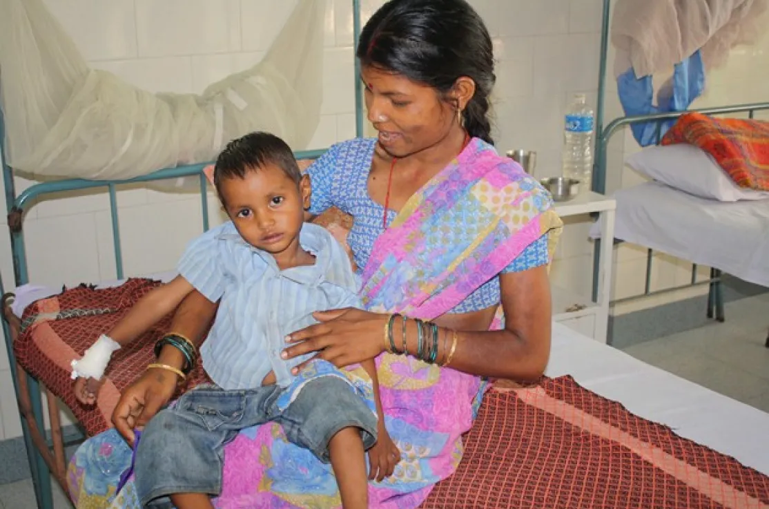 Centro de salud Snehadeep en India