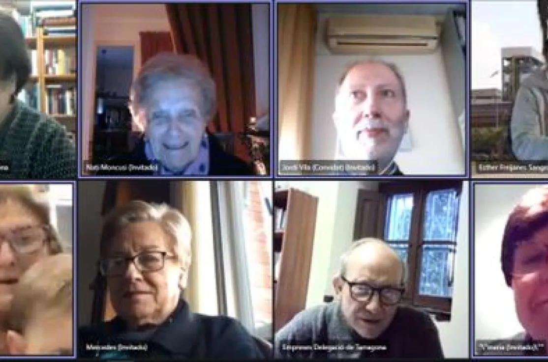 Reunión virtual de voluntarios y voluntarias de Manos Unidas