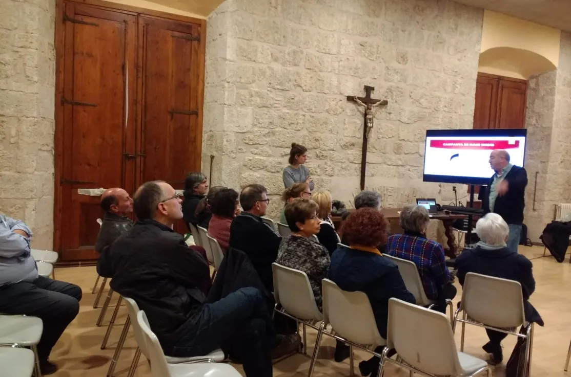 Encuentro con voluntarios en Sant Cugat