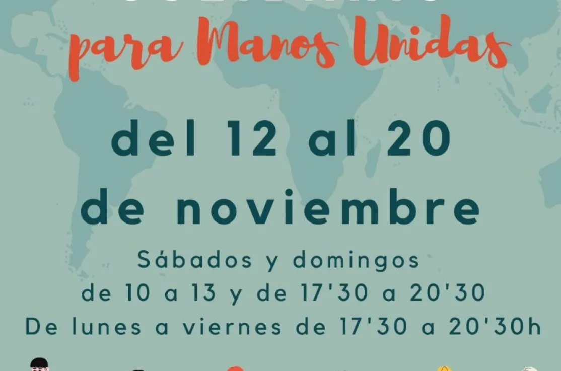 Rastrillo Solidario para Manos Unidas