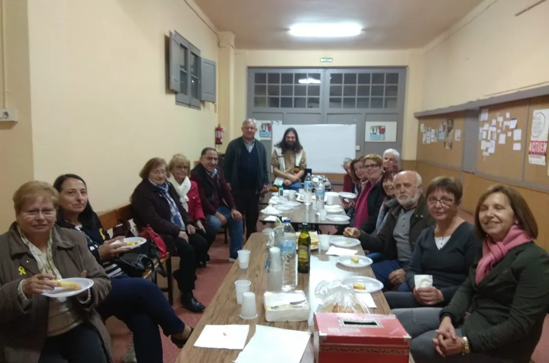 Cena del hambre en la Parroquia Sant Josep de Hospitalet de Llobregat