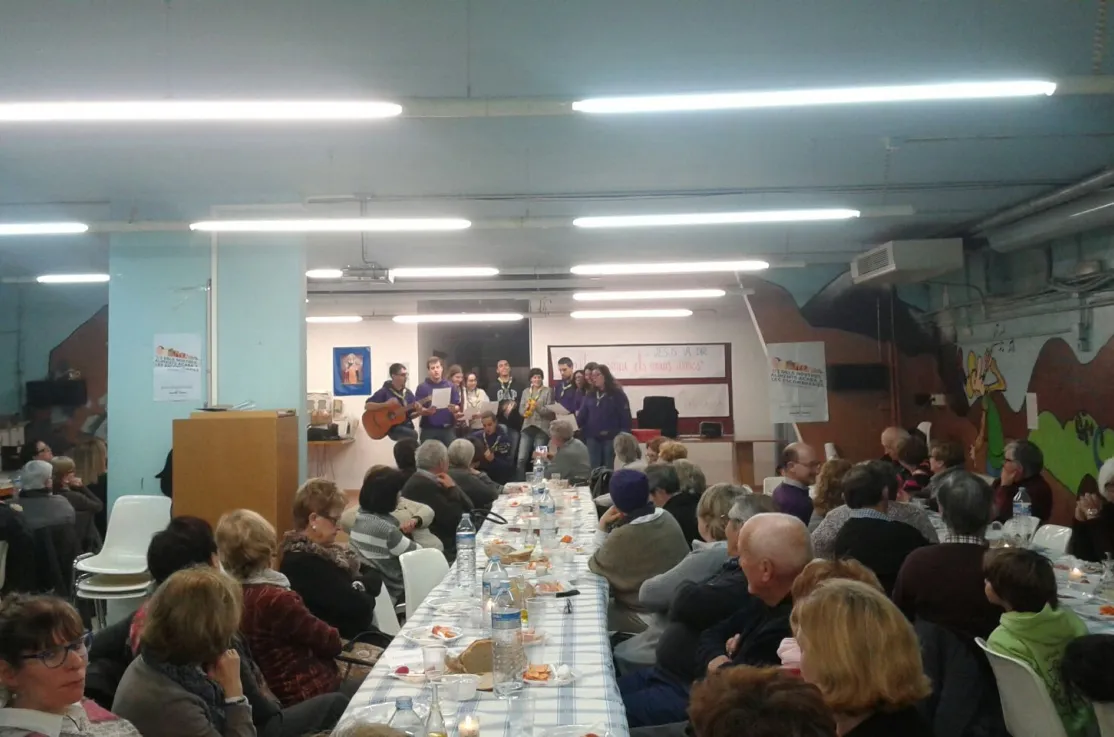Cena del hambre parroquia San Juan de Reus