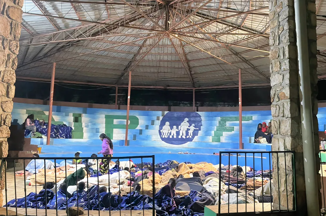 Albergue para damnificados por el terremoto de Haití. Foto:NPH