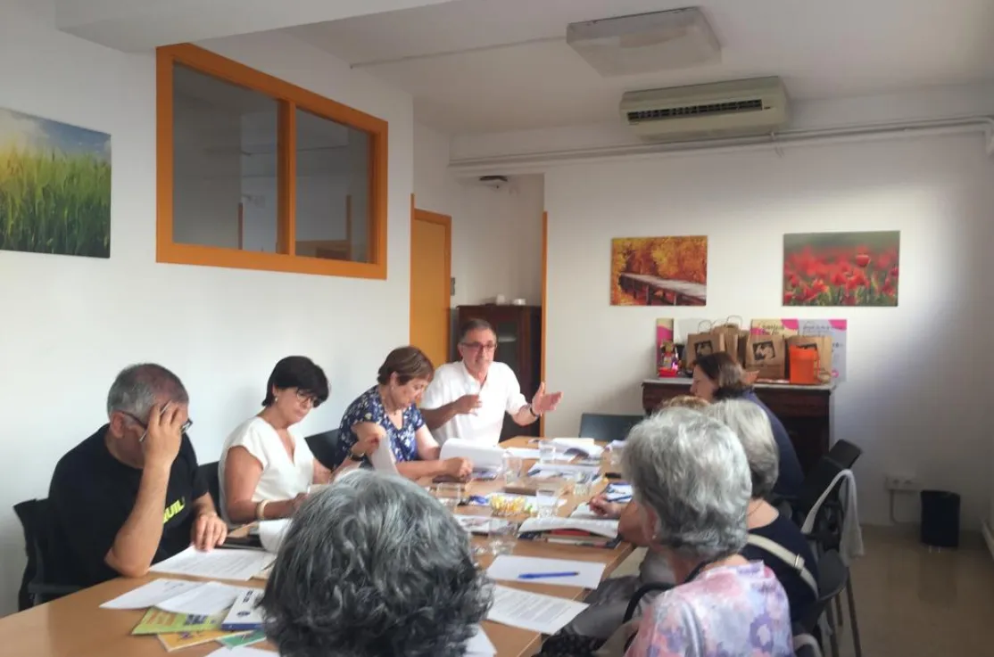 Reunión de fin de curso de los responsables comarcales 