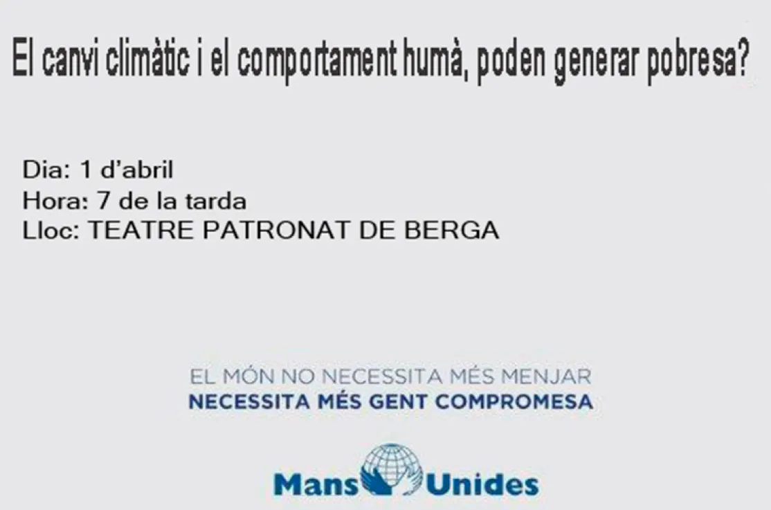 Conferencia sobre cambio climático y pobreza