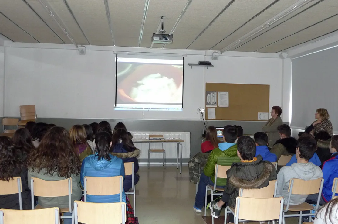 Charla en Instituto Joan Amigó de l'Espluga de Francolí