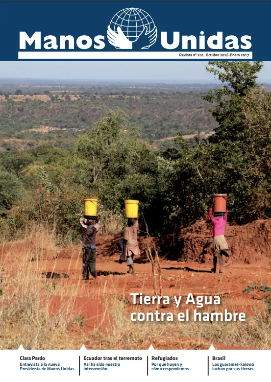 Portada Revista Manos Unidas 201