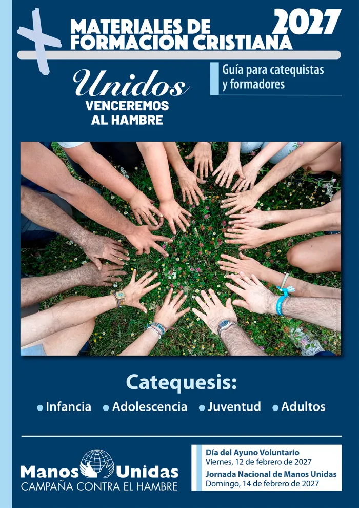 Materiales de formación cristiana Manos Unidas 2027